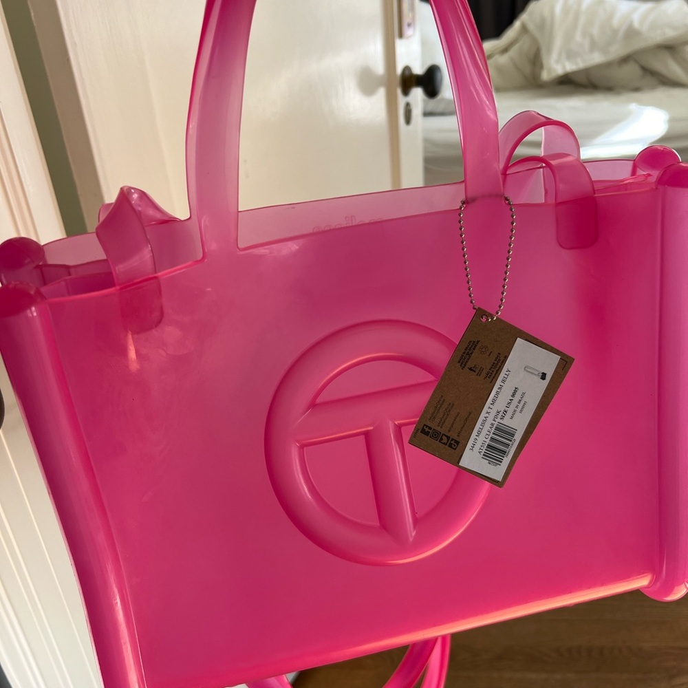 NWT Telfar x Melissa medium shopper pink NWT